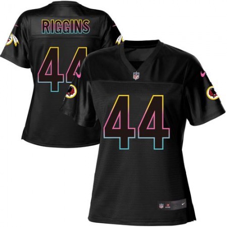 Nike Commanders #44 John Riggins Black Women's NFL Fashion Game Jersey