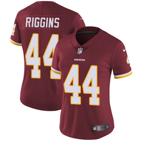 Nike Commanders #44 John Riggins Burgundy Red Team Color Women's Stitched NFL Vapor Untouchable Limited Jersey