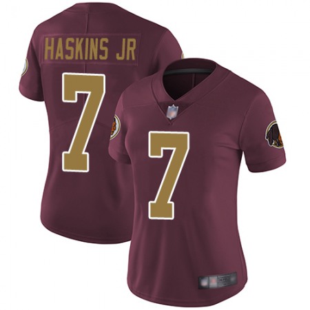 Nike Commanders #7 Dwayne Haskins Jr Burgundy Red Alternate Women's Stitched NFL Vapor Untouchable Limited Jersey