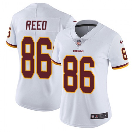 Nike Commanders #86 Jordan Reed White Women's Stitched NFL Vapor Untouchable Limited Jersey