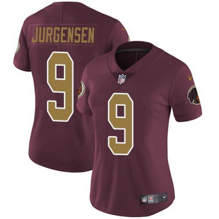 Nike Commanders #9 Sonny Jurgensen Burgundy Red Alternate Women's Stitched NFL Vapor Untouchable Limited Jersey