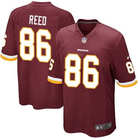 Nike Commanders #86 Jordan Reed Burgundy Red Team Color Youth Stitched NFL Elite Jersey