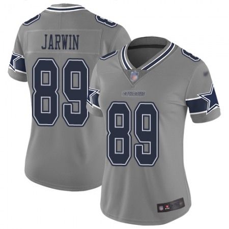 Nike Cowboys #89 Blake Jarwin Gray Women's Stitched NFL Limited Inverted Legend Jersey