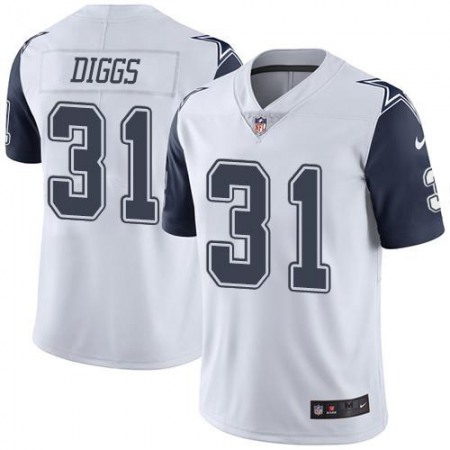 Nike Cowboys #31 Trevon Diggs White Youth Stitched NFL Limited Rush Jersey