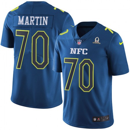 Nike Cowboys #70 Zack Martin Navy Youth Stitched NFL Limited NFC 2017 Pro Bowl Jersey