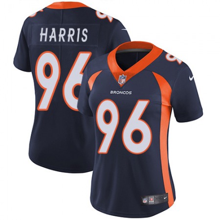 Nike Broncos #96 Shelby Harris Navy Blue Alternate Women's Stitched NFL Vapor Untouchable Limited Jersey