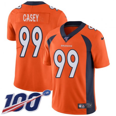 Nike Broncos #99 Jurrell Casey Orange Team Color Youth Stitched NFL 100th Season Vapor Untouchable Limited Jersey