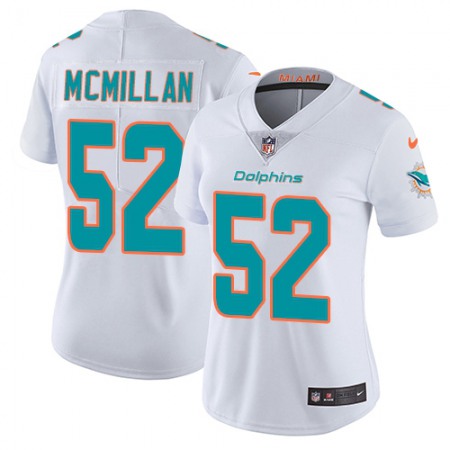 Nike Dolphins #52 Raekwon McMillan White Women's Stitched NFL Vapor Untouchable Limited Jersey