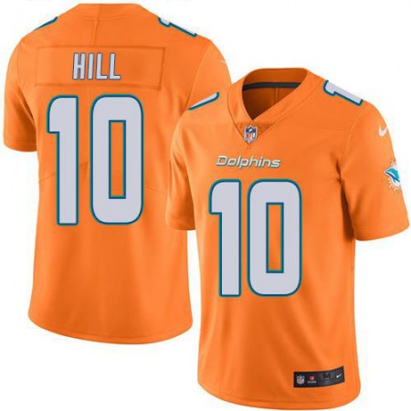 Nike Dolphins #10 Tyreek Hill Orange Youth Stitched NFL Limited Rush Jersey