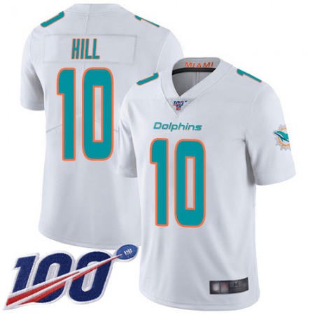 Nike Dolphins #10 Tyreek Hill White Youth Stitched NFL 100th Season Vapor Limited Jersey