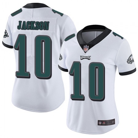 Nike Eagles #10 DeSean Jackson White Women's Stitched NFL Vapor Untouchable Limited Jersey