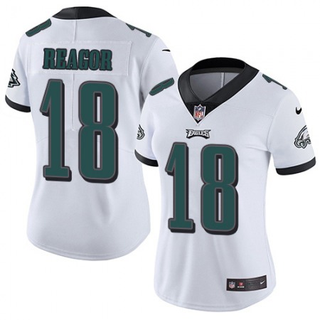 Nike Eagles #18 Jalen Reagor White Women's Stitched NFL Vapor Untouchable Limited Jersey