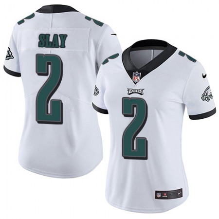 Nike Eagles #2 Darius Slay White Women's Stitched NFL Vapor Untouchable Limited Jersey