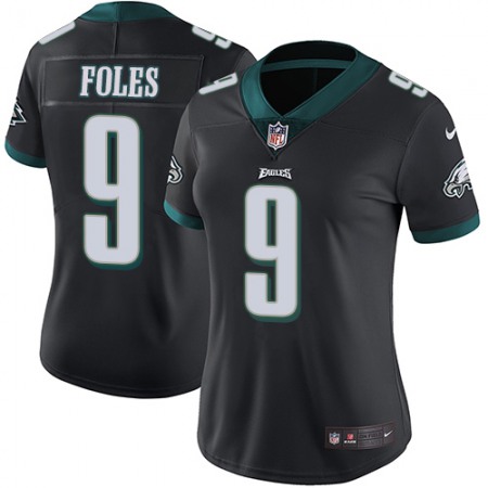 Nike Eagles #9 Nick Foles Black Alternate Women's Stitched NFL Vapor Untouchable Limited Jersey