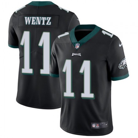 Nike Eagles #11 Carson Wentz Black Alternate Youth Stitched NFL Vapor Untouchable Limited Jersey