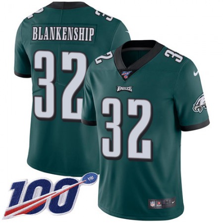 Nike Eagles #32 Reed Blankenship Green Team Color Youth Stitched NFL 100th Season Vapor Untouchable Limited Jersey