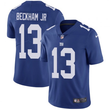 Nike Giants #13 Odell Beckham Jr Royal Blue Team Color Youth Stitched NFL Vapor Untouchable Limited Jersey