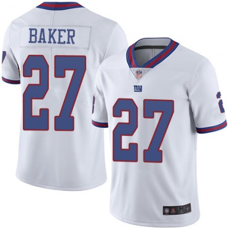 Nike Giants #27 Deandre Baker White Youth Stitched NFL Limited Rush Jersey