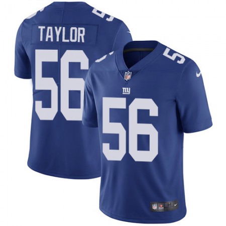 Nike Giants #56 Lawrence Taylor Royal Blue Team Color Youth Stitched NFL Vapor Untouchable Limited Jersey