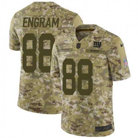 Nike Giants #88 Evan Engram Camo Youth Stitched NFL Limited 2018 Salute to Service Jersey