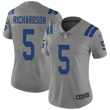 Nike Colts #5 Anthony Richardson Gray Women's Stitched NFL Limited Inverted Legend Jersey