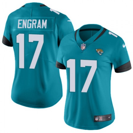 Nike Jaguars #17 Evan Engram Teal Green Alternate Women's Stitched NFL Vapor Untouchable Limited Jersey