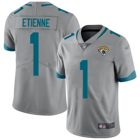 Nike Jaguars #1 Travis Etienne Silver Youth Stitched NFL Limited Inverted Legend Jersey