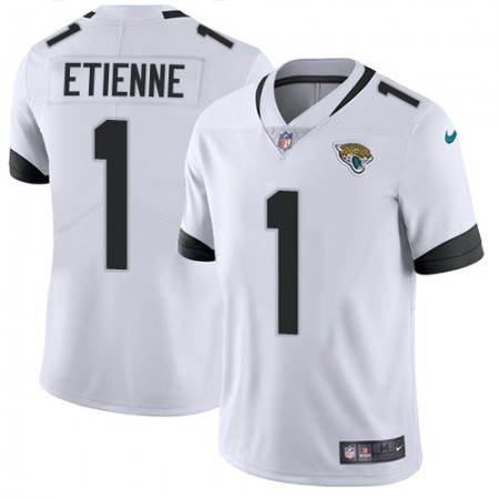 Nike Jaguars #1 Travis Etienne White Youth Stitched NFL Vapor Untouchable Limited Jersey