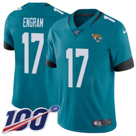 Nike Jaguars #17 Evan Engram Teal Green Alternate Youth Stitched NFL 100th Season Vapor Limited Jersey