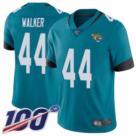 Nike Jaguars #44 Travon Walker Teal Green Alternate Youth Stitched NFL 100th Season Vapor Limited Jersey