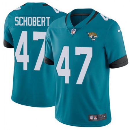 Nike Jaguars #47 Joe Schobert Teal Green Alternate Youth Stitched NFL Vapor Untouchable Limited Jersey