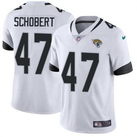 Nike Jaguars #47 Joe Schobert White Youth Stitched NFL Vapor Untouchable Limited Jersey