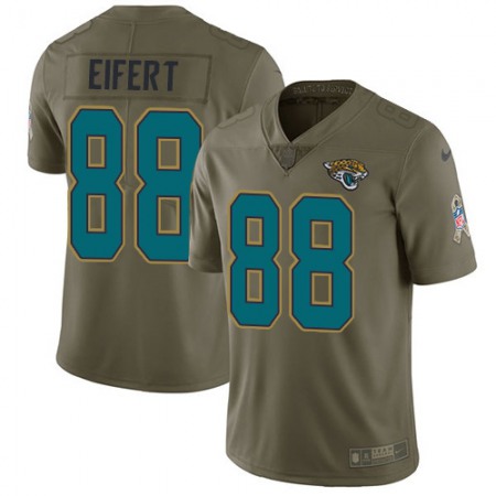 Nike Jaguars #88 Tyler Eifert Olive Youth Stitched NFL Limited 2017 Salute To Service Jersey