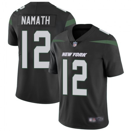 Nike Jets #12 Joe Namath Black Alternate Youth Stitched NFL Vapor Untouchable Limited Jersey