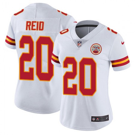 Nike Chiefs #20 Justin Reid White Women's Stitched NFL Vapor Untouchable Limited Jersey