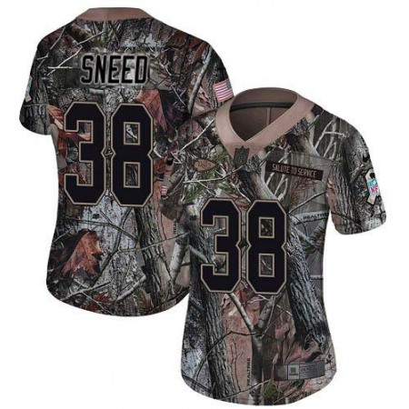 Nike Chiefs #38 L'Jarius Sneed Camo Women's Stitched NFL Limited Rush Realtree Jersey