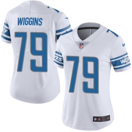 Nike Lions #79 Kenny Wiggins White Women's Stitched NFL Vapor Untouchable Limited Jersey