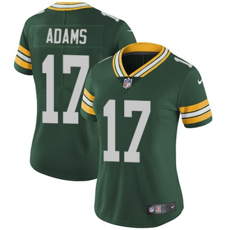 Nike Packers #17 Davante Adams Green Team Color Women's Stitched NFL Vapor Untouchable Limited Jersey