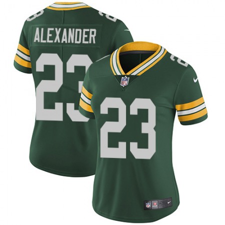 Nike Packers #23 Jaire Alexander Green Team Color Women's Stitched NFL Vapor Untouchable Limited Jersey