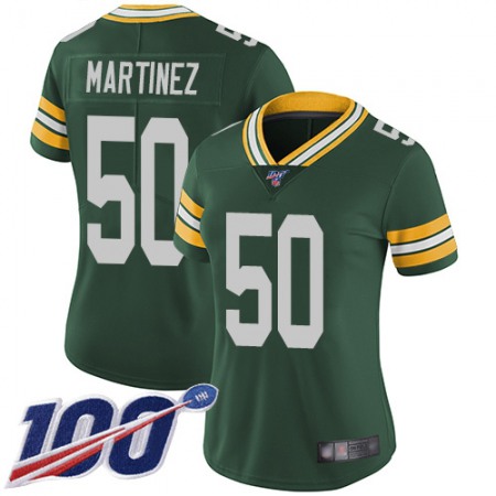 Nike Packers #50 Blake Martinez Green Team Color Women's Stitched NFL 100th Season Vapor Limited Jersey