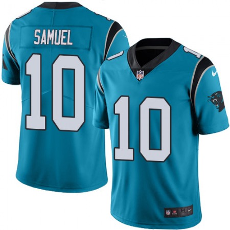 Nike Panthers #10 Curtis Samuel Blue Alternate Youth Stitched NFL Vapor Untouchable Limited Jersey