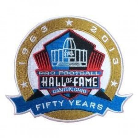 Stitched NFL 1963-2013 Pro Football Hall of Fame 50th Anniversary Fifty Years Jersey Patch