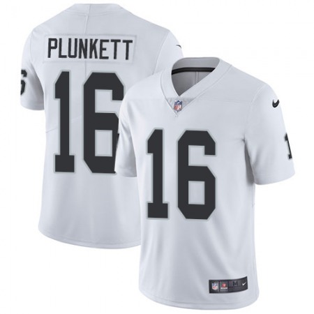 Nike Raiders #16 Jim Plunkett White Youth Stitched NFL Vapor Untouchable Limited Jersey