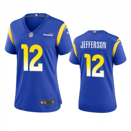 Los Angeles Rams #12 Van Jefferson Women's Nike Game NFL Jersey - Royal