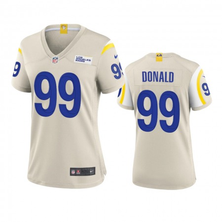 Los Angeles Rams #99 Aaron Donald Women's Nike Game NFL Jersey - Bone