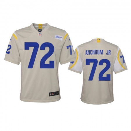 Los Angeles Rams #72 Tremayne Anchrum Jr. Youth Nike Game NFL Jersey - Bone