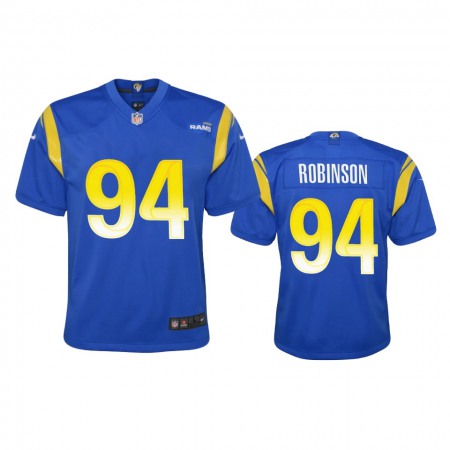 Los Angeles Rams #94 A'Shawn Robinson Youth Nike Game NFL Jersey - Royal