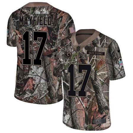 Nike Rams #17 Odell Beckham Jr. Camo Youth Stitched NFL Limited Rush Realtree Jersey