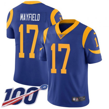 Nike Rams #17 Odell Beckham Jr. Royal Blue Alternate Youth Stitched NFL 100th Season Vapor Untouchable Limited Jersey