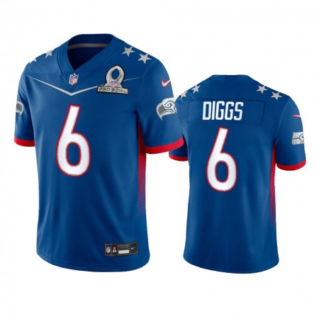 Nike Saints #6 Quandre Diggs Men's NFL 2022 NFC Pro Bowl Game Jersey Royal